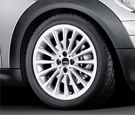 楽天市場】BMW MINI アロイ ホイール 7×17 ET48 ブラック スター
