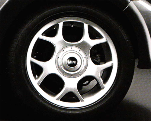 楽天市場】BMW MINI R50 R52用 アロイ ホイール 5.5X15 ET45 7ホール