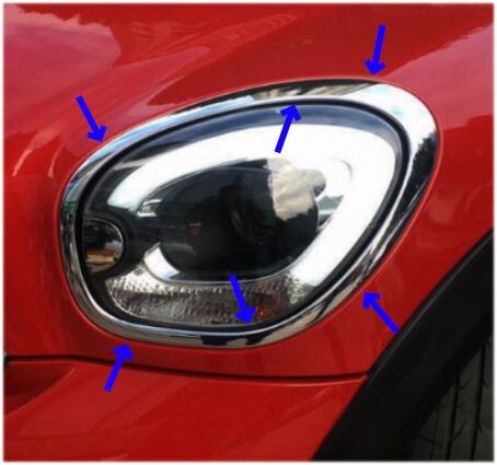 楽天市場】BMW MINI 純正 F60 CROSSOVER 用 ヘッド ライト リング