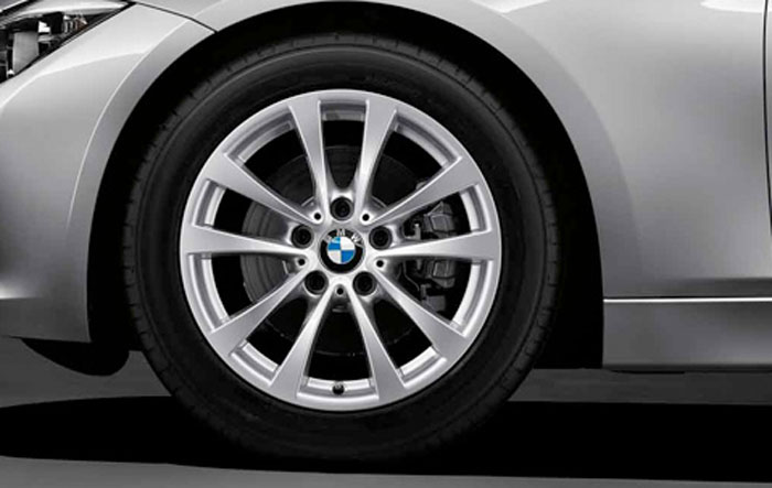 【楽天市場】BMW 純正 アロイ ホイール 3シリーズ F30 F31 Vスポーク スタイリング395 単体 1本 リア用 8.5J×17：BMモーターパーツ BMW純正品専門店