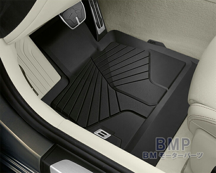 BMW 純正 G14 G15 G16 F91 F92 F93 8シリーズ 右ハンドル用 オールウェザー フロアマット フロント用 ラバーマット クーペ カブリオレ グランクーペ