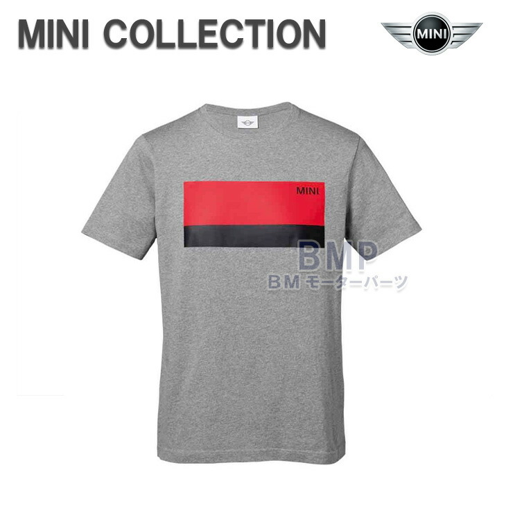 楽天市場 Bmw Mini 純正 Mini Collection ワードマーク Tシャツ グレー メンズ コレクション Bmモーターパーツ Bmw純正品専門店
