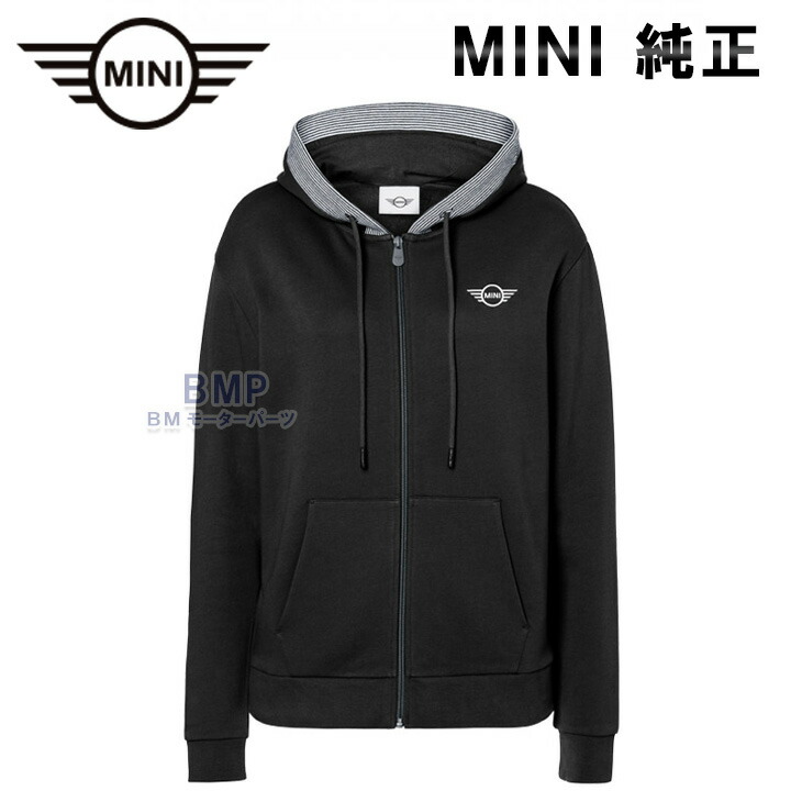 BMW MINI 純正 MINI COLLECTION 2024 MINI フード ジャケット パーカー レディース ブラック コレクション|BMモーターパーツ BMW純正品専門店