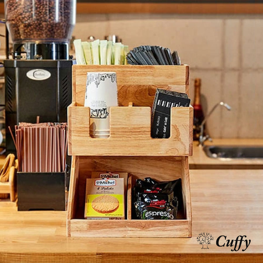楽天市場】【 カフェグッズ 】カップ ラック 収納 ウッディーダブル