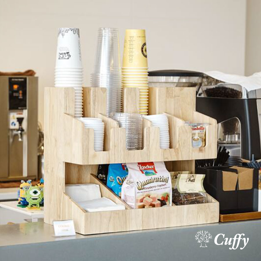 【 カフェグッズ 】 カップ ラック 収納 ウッドワイドディスペンサー カフェ グッズ テイクアウト キッチン収納 使い捨て カップ収納 コップ収納 コーヒー プラカップ クリアカップ プラコップ コーヒー カフェ 炭酸 ドリンク 紙カップ 紙コップ (プラカップ・紙コップ)