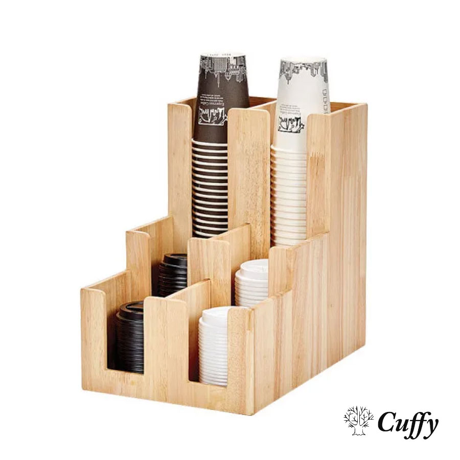 【 カフェグッズ 】 カップ ラック 収納 ウッドレゴ6口 カフェ グッズ テイクアウト キッチン収納 使い捨て カップ収納 コップ収納 コーヒー プラカップ クリアカップ プラコップ コーヒー カフェ 炭酸 ドリンク 紙カップ 紙コップ 【プラカップ・紙コップ】テイクアウト