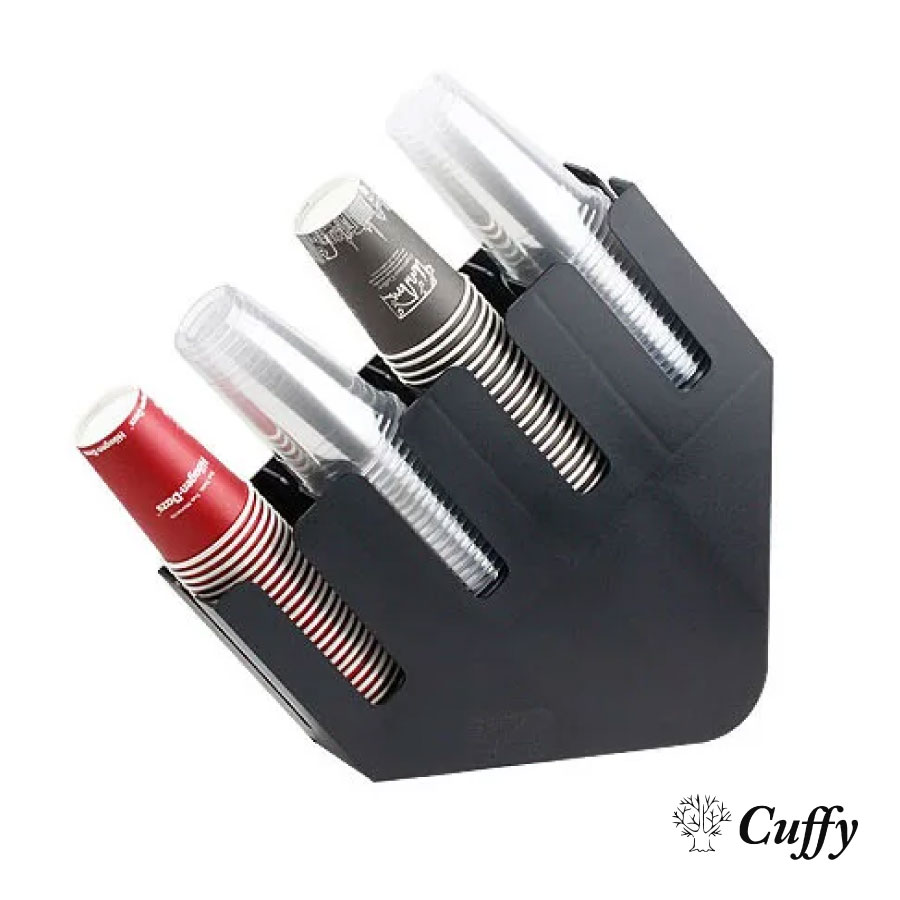 【楽天市場】PC4段カップホルダー カフェ グッズ テイクアウト キッチン収納 使い捨て カップ収納 コップ収納 プラカップ クリアカップ