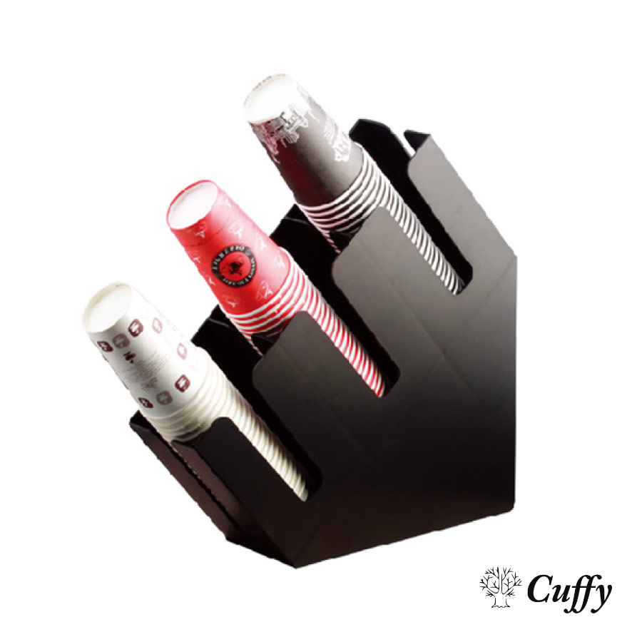 【楽天市場】PC3段カップホルダー (紙カップディスペンサー3口) カフェ グッズ テイクアウト キッチン収納 使い捨て カップ収納 コップ