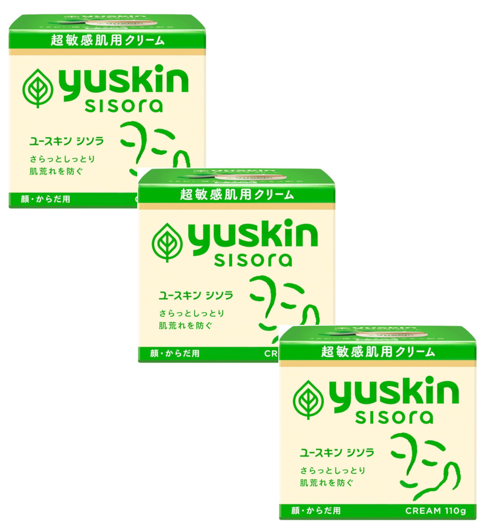 楽天市場】【3個セット】 ユースキン シソラ クリーム ボトル 110g 顔