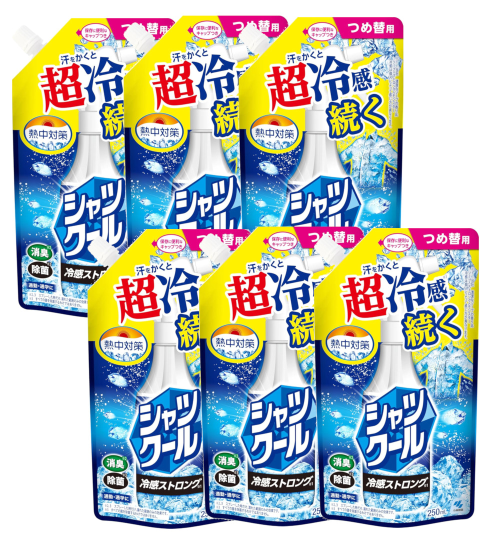 シャツクール　370ml 23個セット Amazon.co.jp: 熱中対策 シャツクール 冷感ストロング 大容量