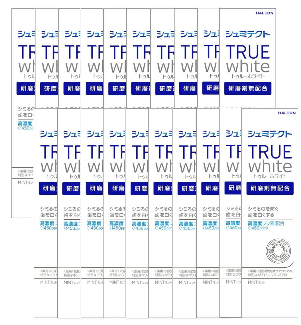 シュミテクト トゥルーホワイト 1450ppm 80g×20【20個セット】送料無料 歯磨き粉 知覚過敏 ホワイトニング|ビネットSHOP39店