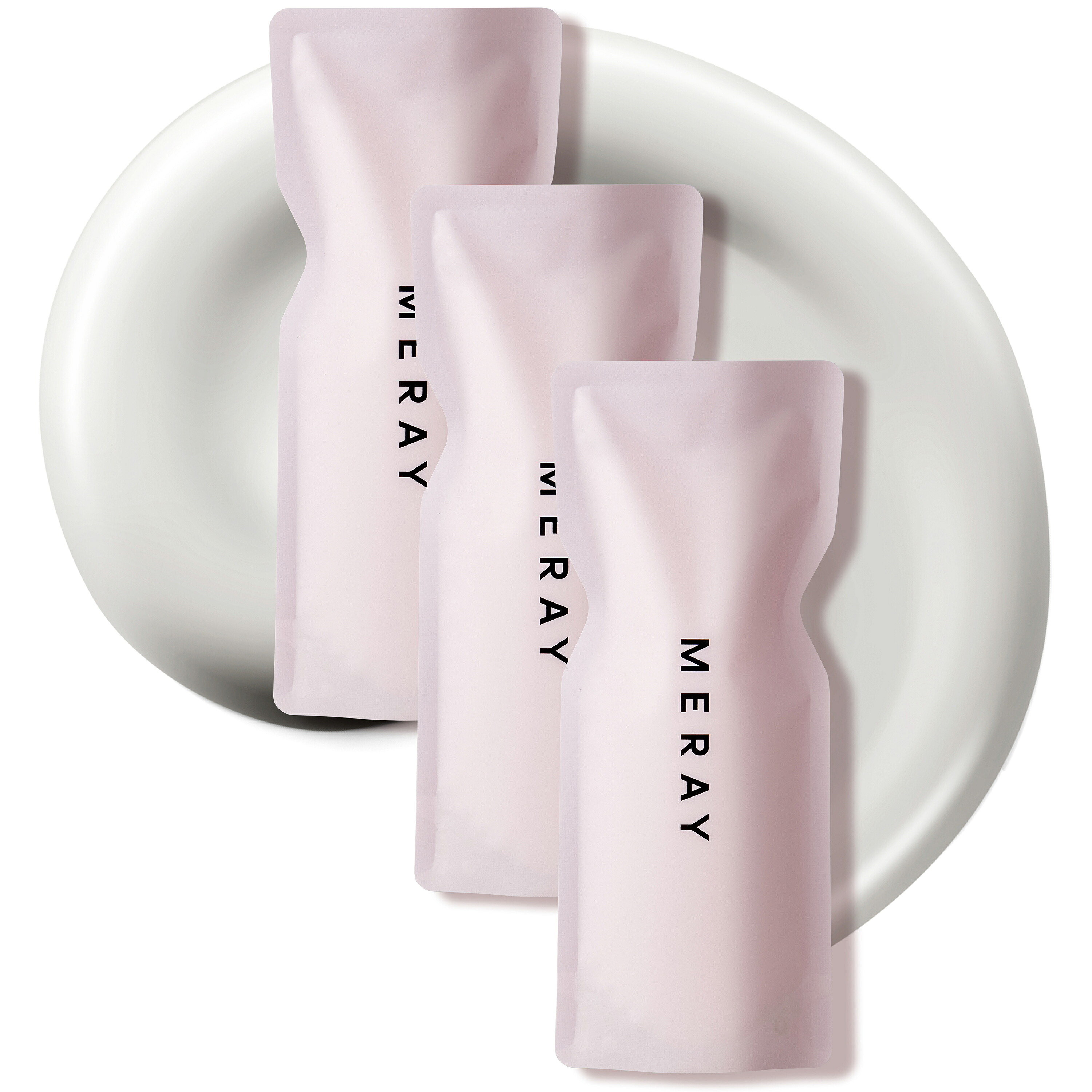 【詰め替え用おまとめ・1,000円お得】MERAY ミレイ【リッチ クレンジング ミルク】毛穴 ケア ウォータープルーフOK W洗顔不要 角栓 敏感肌用 100ml (3, リフィル100ml)
