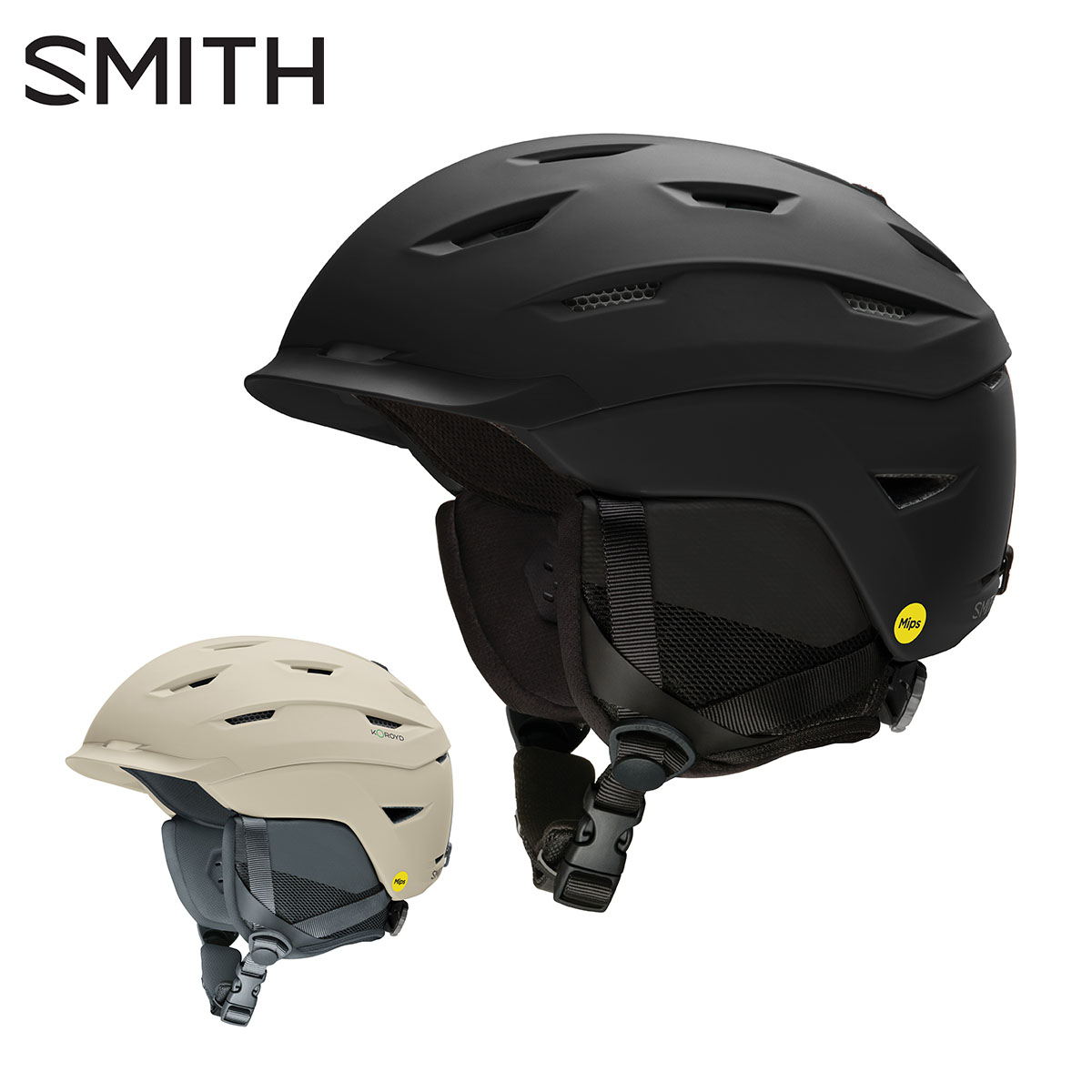 【4045】 SMITH　スミス　Level MIPS　レベル　ミップス Amazon | SMITH Level MIPS スノーヘルメット マット藻 Sサイズ