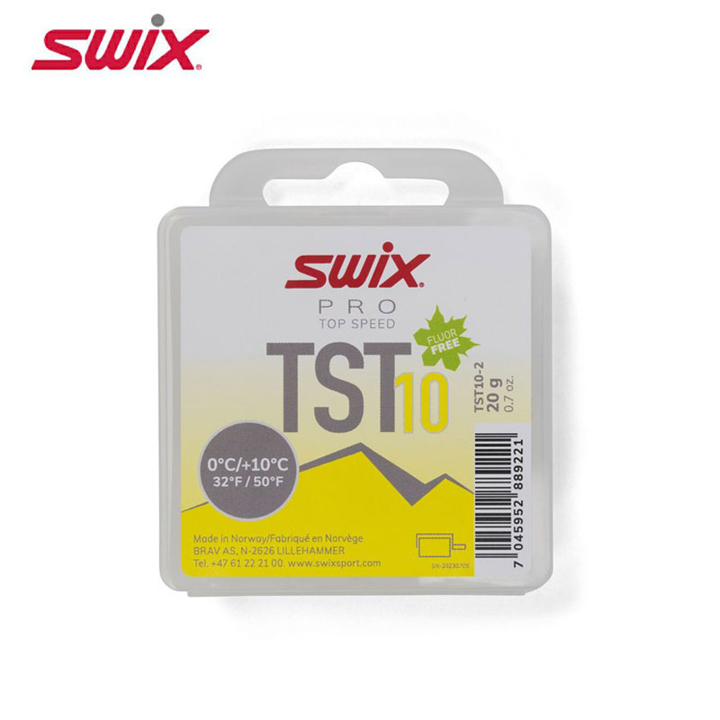 SWIX スウィックス ワックス TST010 TS ターボイエロー 20g 固形 スノボ スノーボード