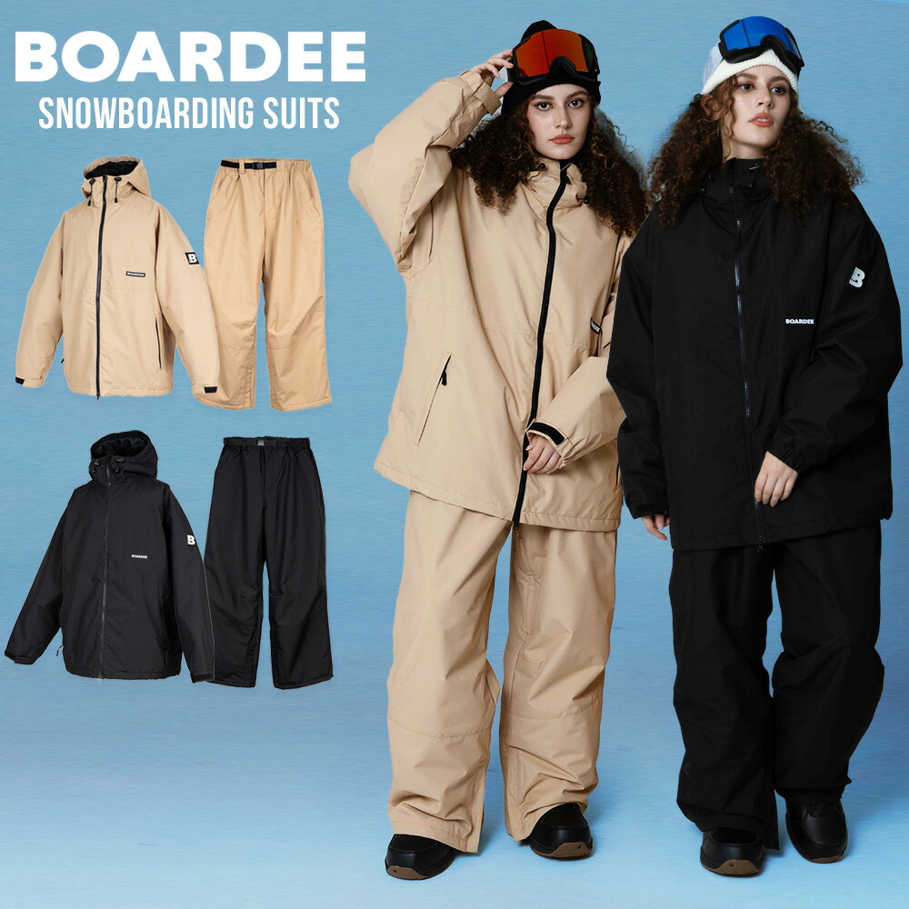 楽天市場】スノボウェア レディース 上下セット スノーボードウェア
