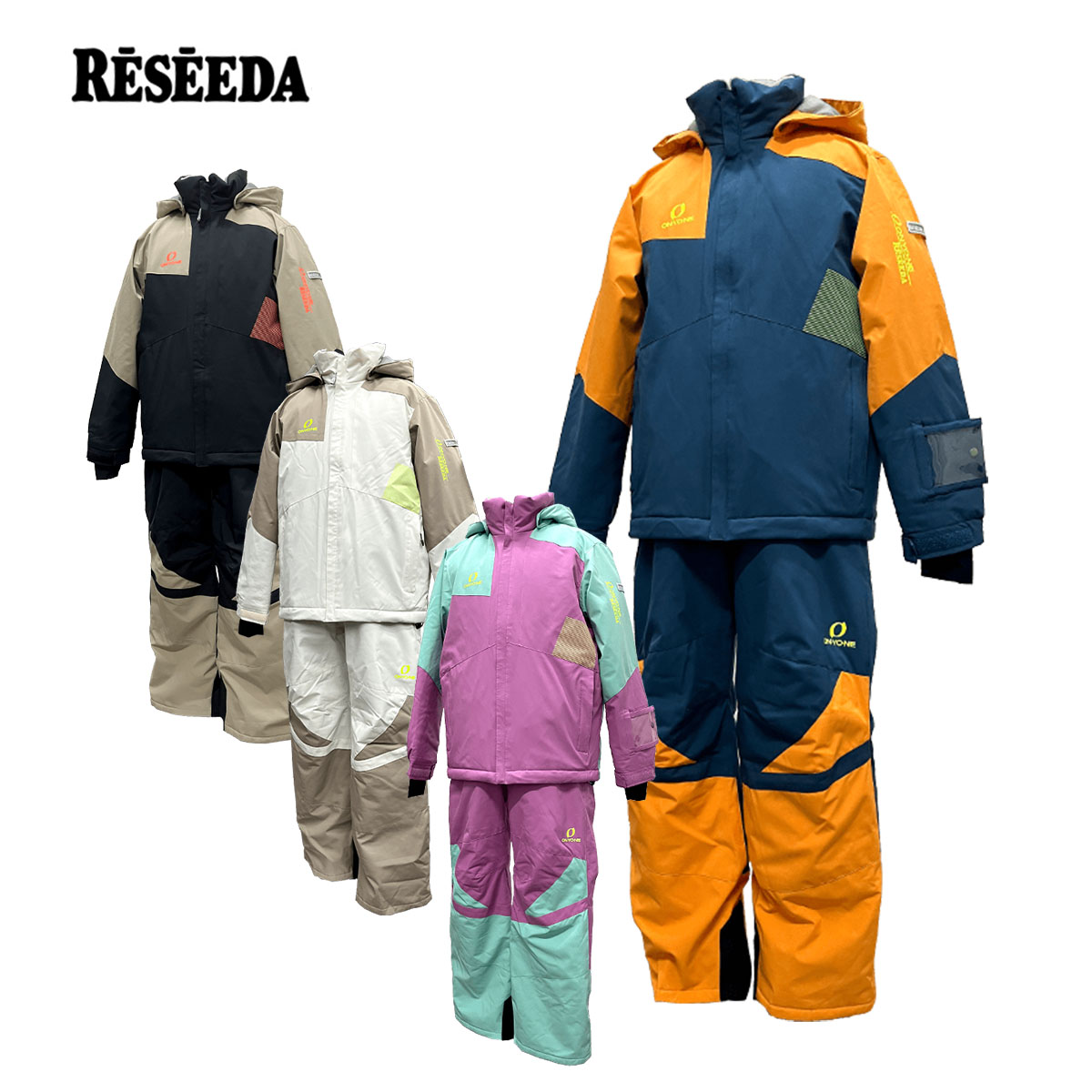 スノボウェア キッズ スノーウェア ジュニア レセーダ RESEEDA 上下セット＜2025＞ JUNIOR SUIT / RES77400