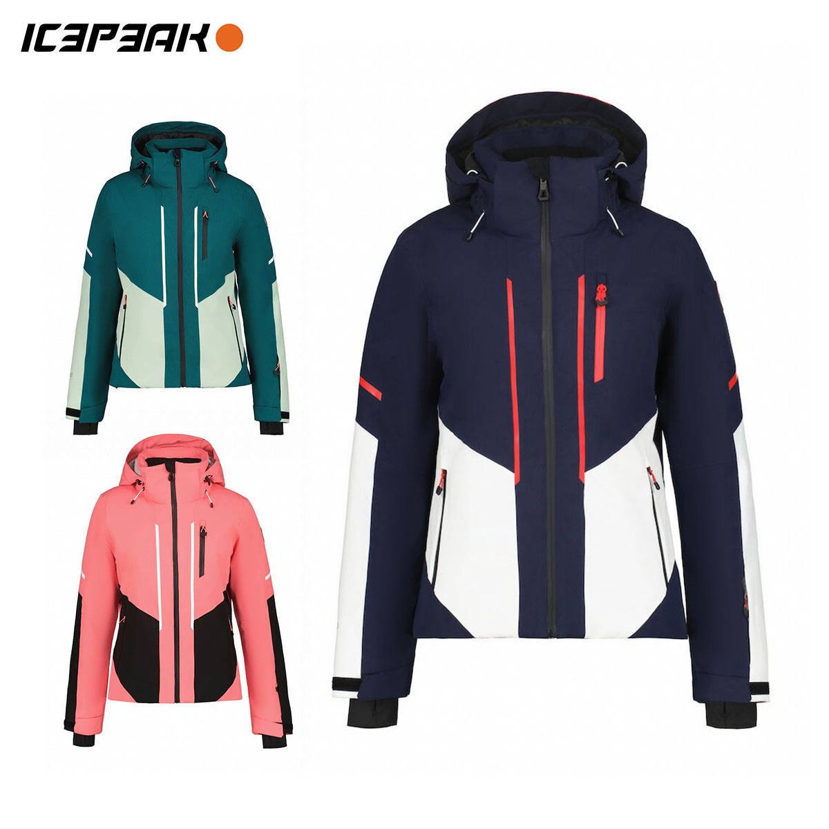 スノボウェア アイスピーク レディース スノボジャケット ICEPEAK <2025> ICEPEAK FITHIAN / WM WADDED JACKET/ 653124839|スノーボード専門店B-BRANDS