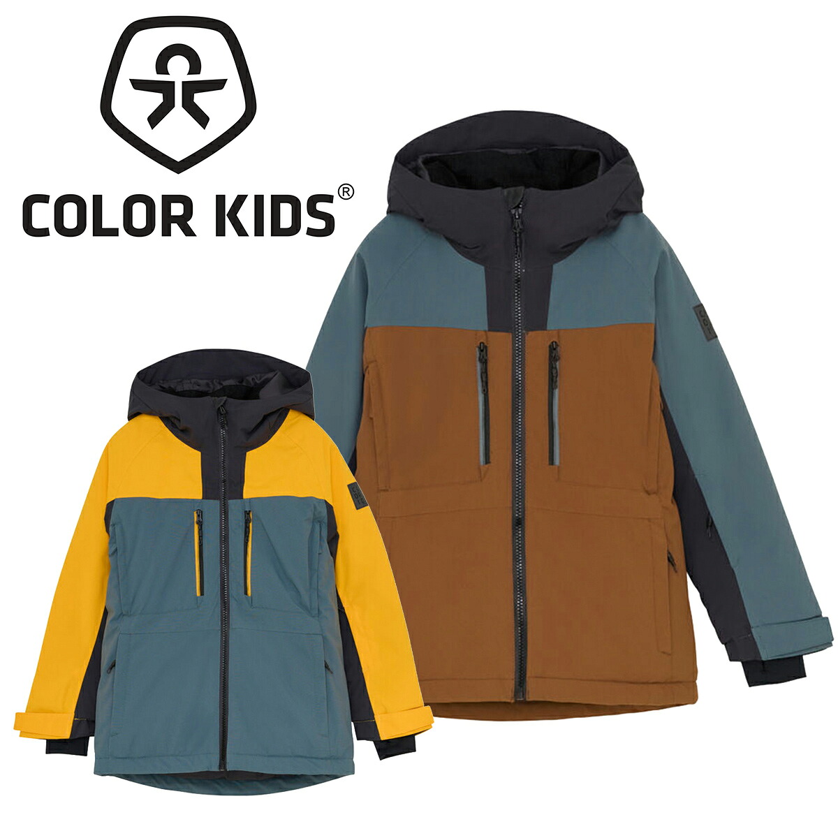 Color Kids カラーキッズ スノボ スノーボードウェア ジャケット アウター キッズ ジュニア<2026>742337 / Jr. Ski Jacket - Colorbl.|スノーボード専門店B-BRANDS