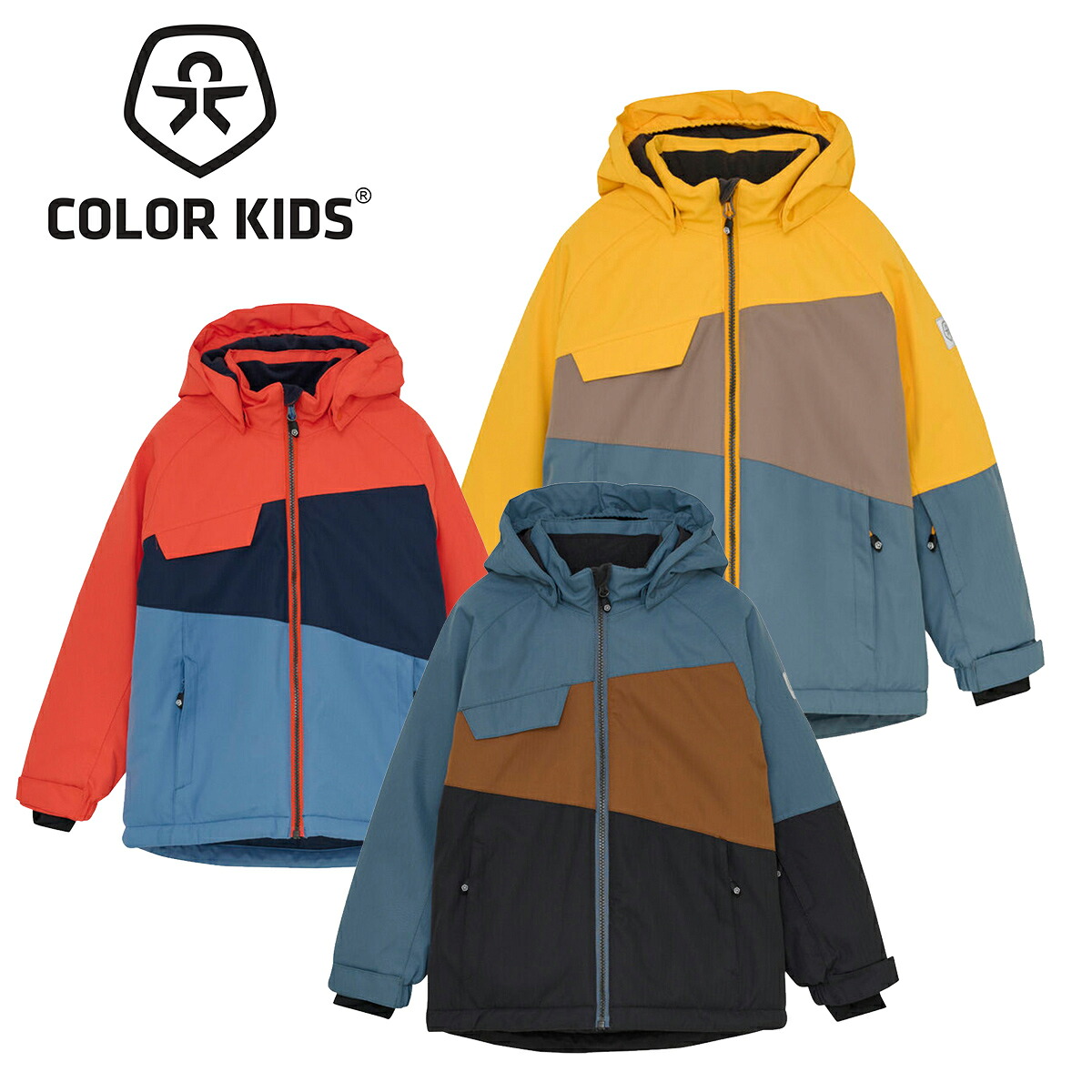 Color Kids カラーキッズ スノボ スノーボードウェア ジャケット アウター キッズ ジュニア＜2026＞742229 / Ski Jacket - Colorblock