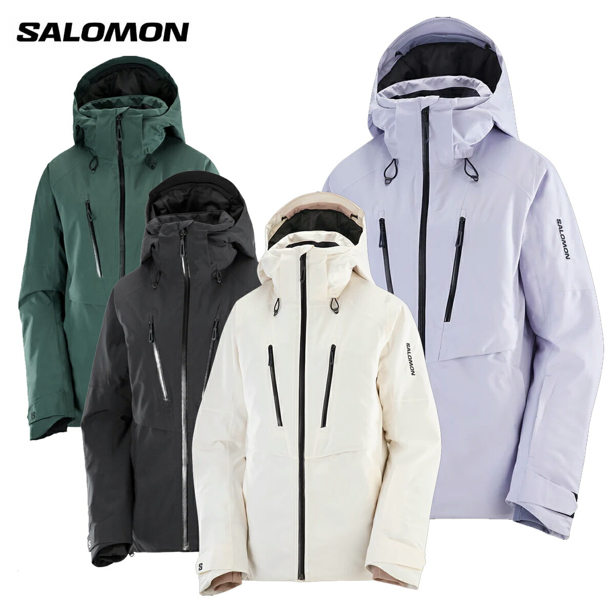 SALOMON サロモン スノボ スノーボードウェア ジャケット レディース＜2026＞BRILLIANT 2.0 JACKET W【ファスナー付き】【MUJI】 スーパーセール