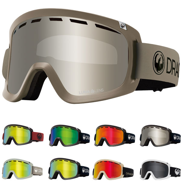 DragonドラゴンD1ゴーグル黒ルーマレンズ 正規品ジャパンフィット スノボ DRAGON 24-25 DRAGON/ドラゴン D1 JP-LumaLens メンズ