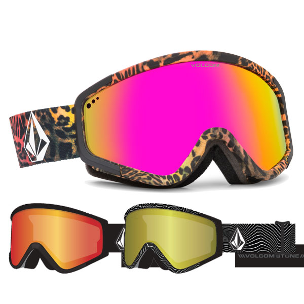 美品】anon ゴーグル VOLCOMケース付き 美品】anon ゴーグル VOLCOM