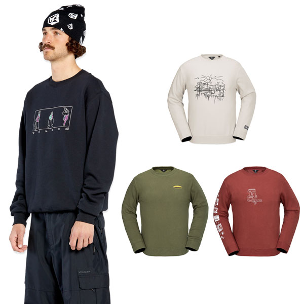 楽天市場】24-25 VOLCOM/ボルコム ESSENTIAL crew メンズ