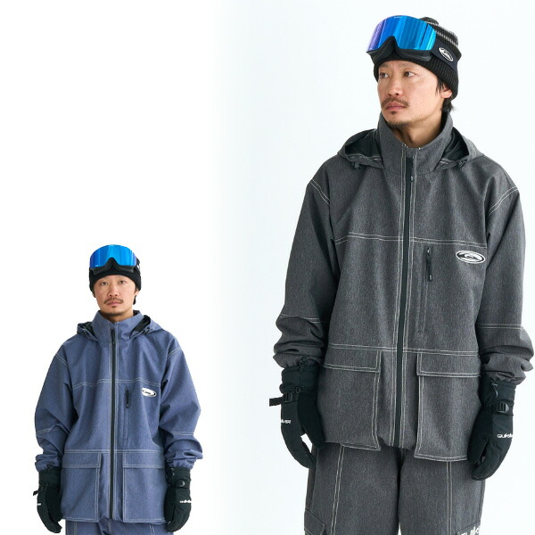 25-26 QUIKSILVER/クイックシルバー QUIK JEAN jacket メンズ レディース 防水ジャケット スノーボードウェア スノーウェアー 2026