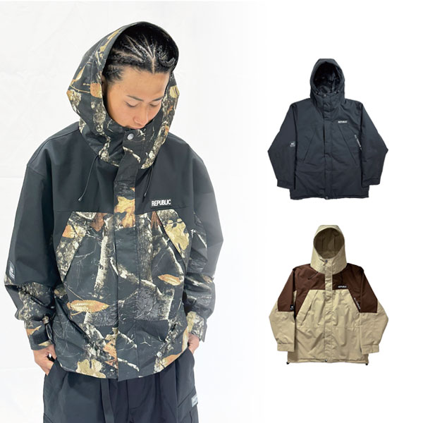 REPUBLIC&CO リパブリック ウェア  上下セット Republic & Co/リパブリック メンズ スノージャケット スノボ