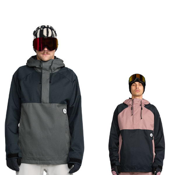 VOLCOM ボルコム スノーボードウェア プルオーバー ブラック 楽天市場】25-26 VOLCOM/ボルコム HOSSEGOR 20K pullover メンズ