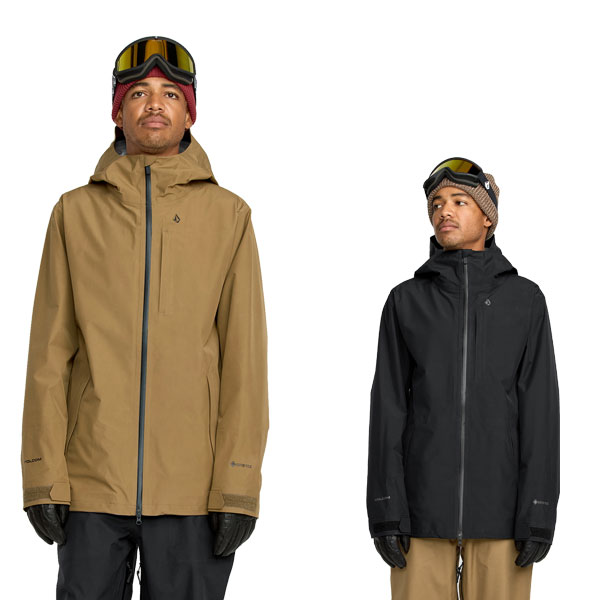 未使用級✨️ボルコム　メンズスキーウェアM　ロゴ刺繍ロゴプリント 26-testerjk-1.jpg