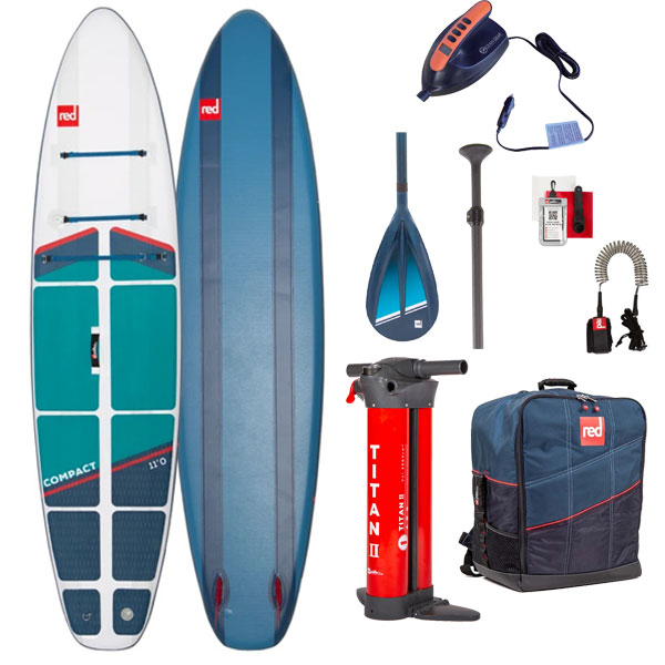 2022 RED PADDLE 11’0 COMPACT INFLATABLE PADDLE BOARD PACKAGE レッドパドル