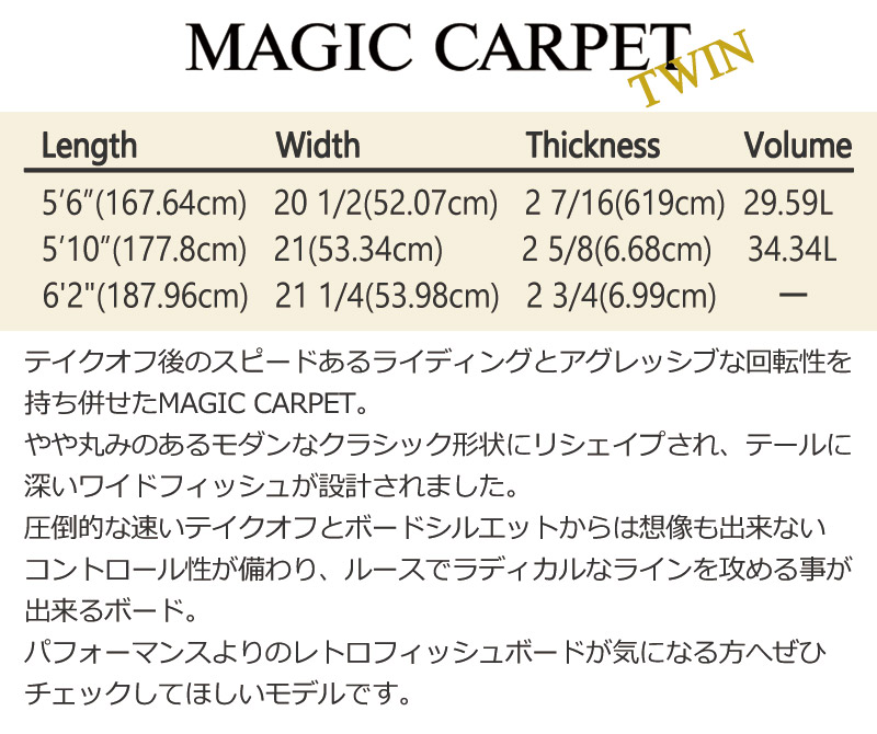 5 10 営業所止め 5 10 Magiccarpettwin ｂｒｅａｋｏｕｔサーフボード 5 10 Magiccarpettwin 送料無料 ボードショップ マリンスポーツ Magic 5 6 マイクシェイプス サーフィン クラシック マイクシェイプス Carpet サーフボード マジックカーペットツイン ショートボード