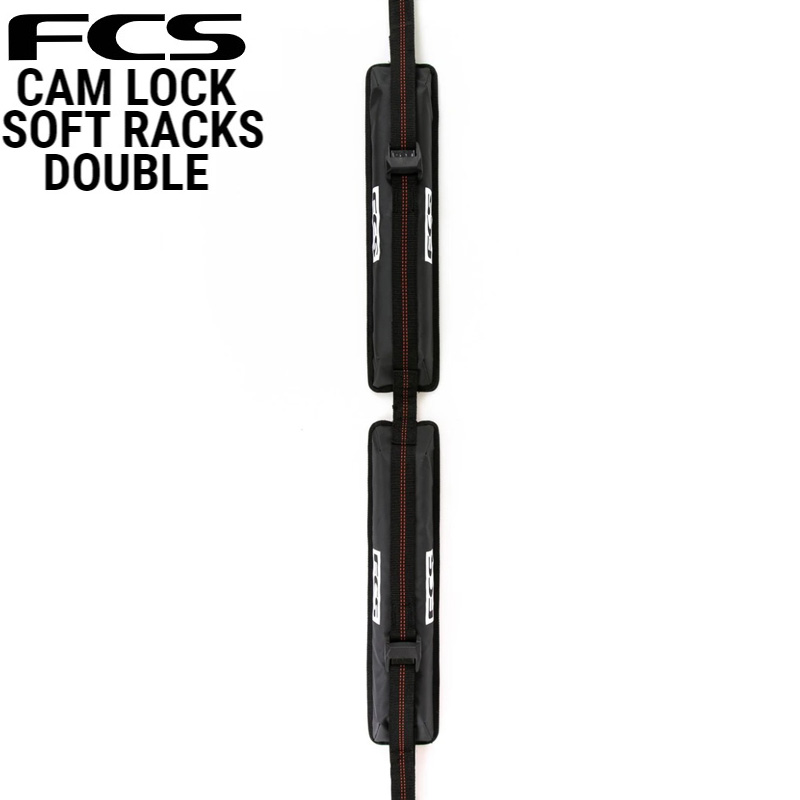 FCS CAM LOCK SOFT RACKS DOUBLE / エフシーエス カムロック ソフトラック ダブル サーフボード キャリア 車載｜ボードショップ　ＢＲＥＡＫＯＵＴ