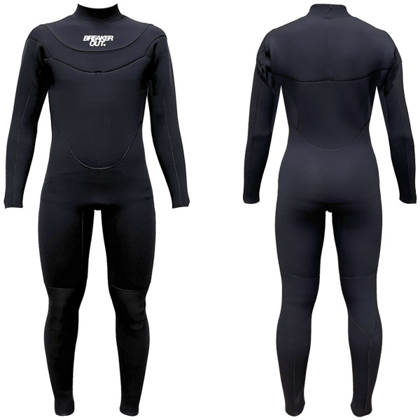 2026 国産モデル BREAKER OUT HYBRID U-ZIP FULL SUIT 3mmx2mm / ブレイカーアウト ハイブリッドユージップ フルスーツ ウェットスーツ サーフィン ジャージ｜ボードショップ　ＢＲＥＡＫＯＵＴ