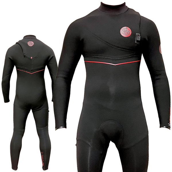 RIPCURL 4/3mフルスーツ DAWNPATROL ウェットスーツ Dawn Patrol 4/3 Chest Zip Wetsuit - Rip Curl