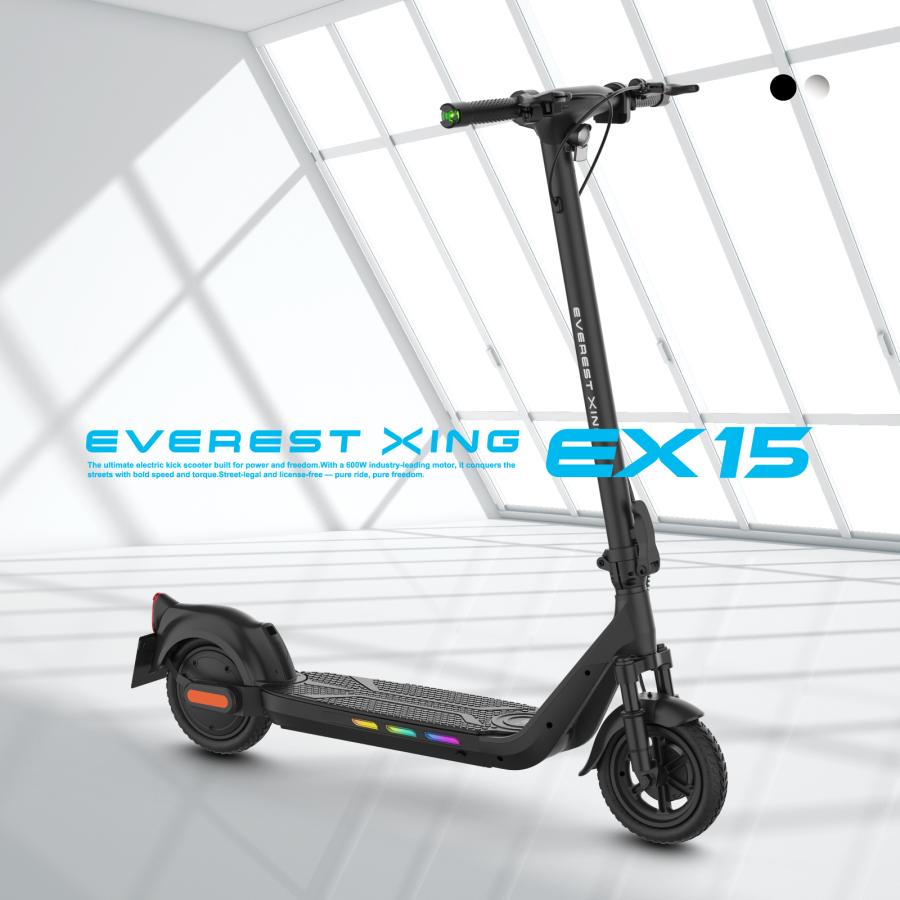【御出なされる後文芸批評で差し上げ物】 EVEREST XING EX15 一種独特小型 電動蹴りつけるゲーム盤 600w 一種独特小型モートル付銀輪 お墨付き不必要 公道走行可