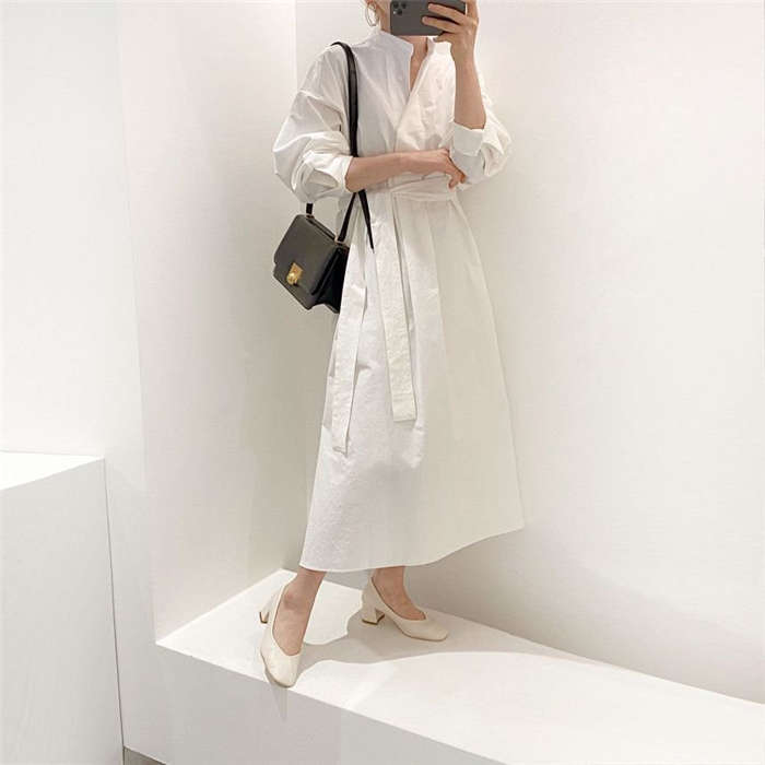 ワンピース ベストの2勝利起こすアップ ワンピース レディース 40替わり 秋冬 長袖 Yシャツワンピース ロング身たけ ニットベスト セットアップ 2点セット オシャレワンピース 着痩せ 麗しい 通勤 非公式 純白 ぺてん師 白み 黒人 貨物輸送無料 Geo2 Co Uk