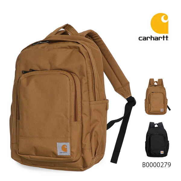 鉄道車両ハート形【carhartt】B0000279(B0000536) 25L Classic Laptop Backpack うしろ側容器に並べる 背嚢 黒いこと 赤銅色 細工物御徒面子 通い 通学 メンズ レディース 旅する アウトドア 大静電容量【貨物輸送無料】