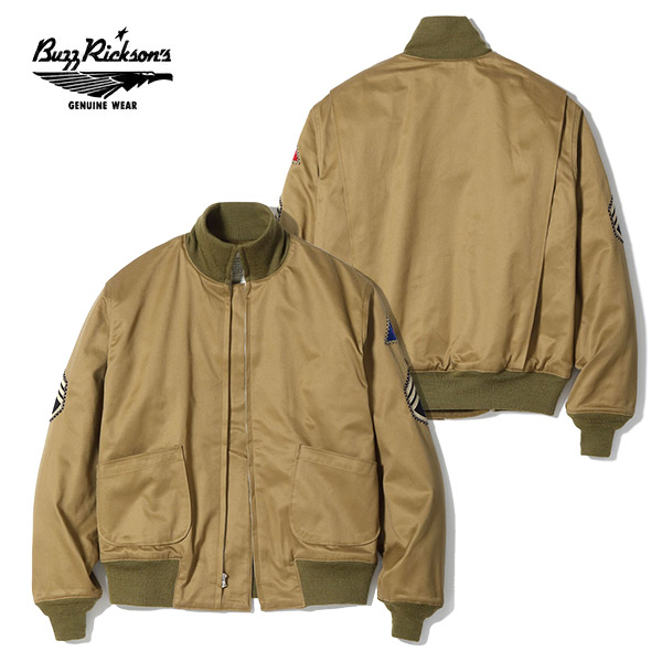 バズリクソンズ【BUZZ RICKSON'S】BR15751 Type TANKERS PATCH POCKET “BUZZ RICKSON CO. 2nd ARMOR DIVISION” フィールドジャケット タンカース フライトジャケット アウター ミリタリー ブルゾン メンズ 長袖 コットン ジッパー 日本製 トップス 秋冬 防寒【送料無料】|ボブズ洋品店