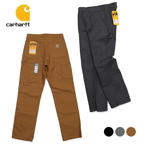 カーハート【carhartt】103334 RUGGED FLEX RELAXED FIT DUCK DOUBLE-FRONT UTILITY WORK PANT ラギッド フレックス リラックスフィット ダック ダブルフロント ユーティリティ ワークパンツ メンズ ボトムス ペインターパンツ 頑丈 作業着 アメカジ 【送料無料】｜ボブズ洋品店