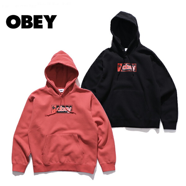 スウェット【OBEY】関税込み送料無料 プリント入り フリース素材 楽天市場】オベイ パーカー OBEY BOLD STAR EXTRA HOOD 正規取扱