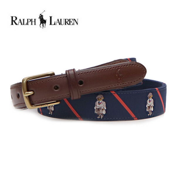 楽天市場】RALPH LAUREN(ラルフローレン)POLO BEAR LEATHER TRIMMED