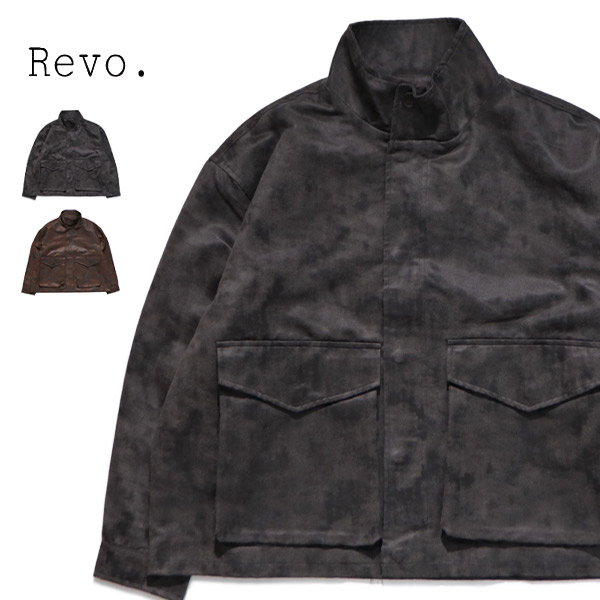 レヴォ【Revo.】TH-3972 ヴィンテージエイジング加工フライトPU ジャケット ユニセックス メンズ レディース レザージャケット フェイクレザー ショート丈 フライトジャケット BROWN ブラウン BLACK ブラック【送料無料】|ボブズ洋品店