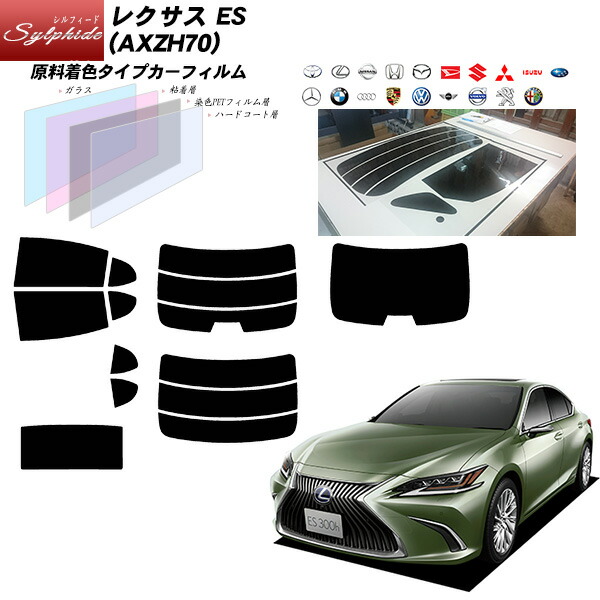 送料無料 カーフィルム カット済み 運転席 FGR-500 断熱フィルム 