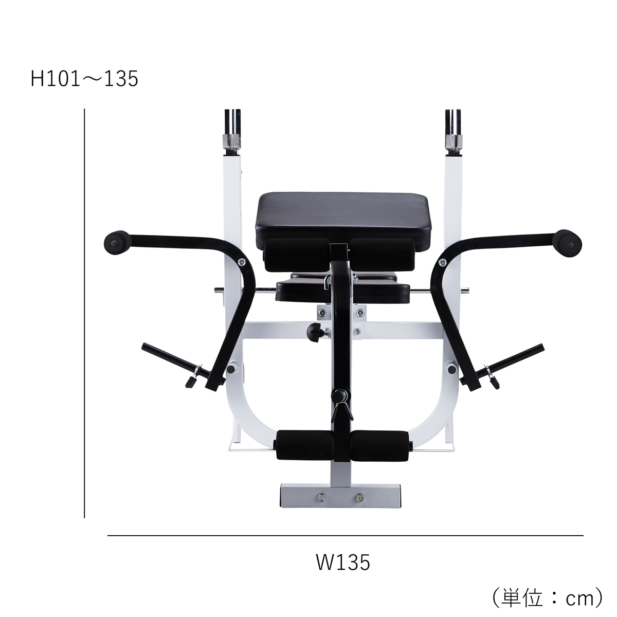 レッドトライパック / ラバーダンベルセット50kg │ マシンセット