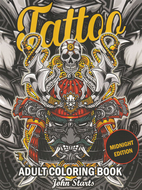 Usa製 デザイン本 Tattoo Coloring Book Tattoo Tattoo タトゥー 入れ墨 入墨 刺青 トライバル タトゥーマシン タトゥーキット タトゥー用品 タトゥーデザインブック タトゥーセット タトゥーニードル タトゥー 針