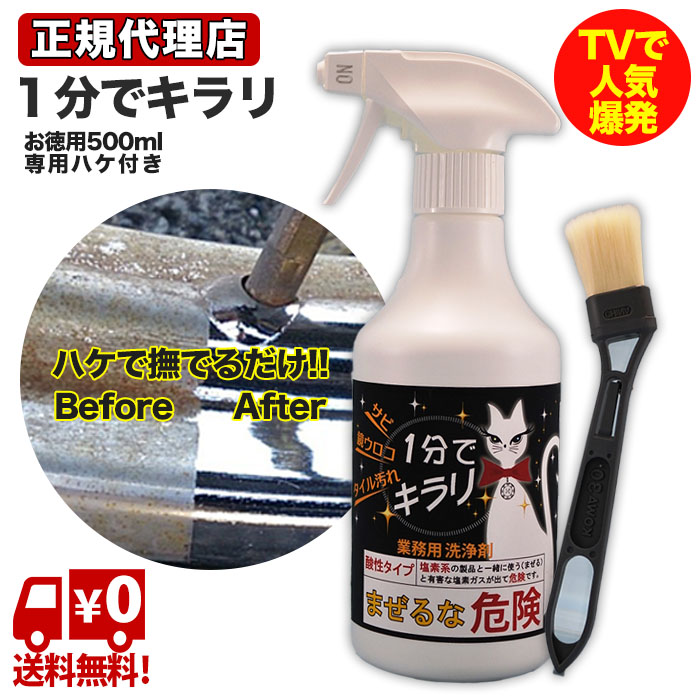 1分でキラリ 洗剤 錆取り 500ml 業務用 サビ 鏡のウロコ 1分できらり車 ホイール ガラス サビ取り剤 掃除グッズ 送料無料 Tvで人気爆発 Tvで人気爆発 サビ取り タイヤ ホイール 鏡のウロコ Bixahuman Com