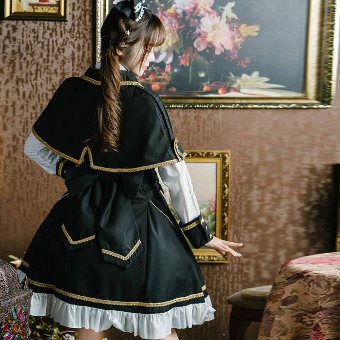市場 ハロウィン ジャケット コスプレ Lサイズ サイズ アウター ゴスロリ スカート パンク 衣装 制服 ゴシック ロリータ