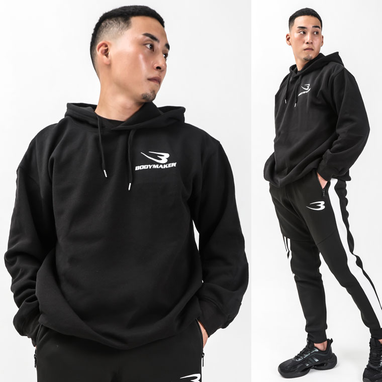 楽天市場】スウェット裏起毛パーカー BODYMAKERロゴ BODYMAKER ボディ